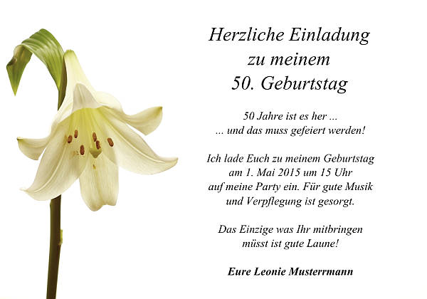 personalisierte Einladungen zum Geburtstag