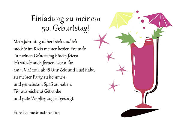 personalisierte Einladungen zum Geburtstag