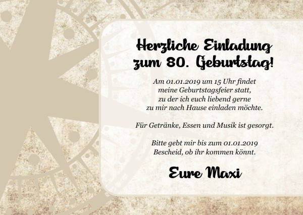 Maritime Einladungskarten zum Geburtstag