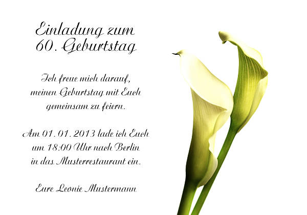 personalisierte Einladungen zum Geburtstag