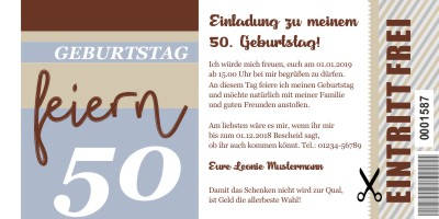 Originelle Einladungskarten 50 Geburtstag