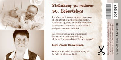 Originelle Einladungskarten 50 Geburtstag