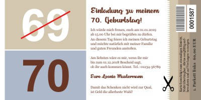 Originelle Einladungskarten 50 Geburtstag