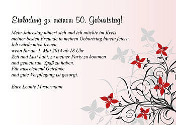 Individuelle Einladungskarten Geburtstag