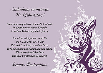 Individuelle Einladungskarten Geburtstag