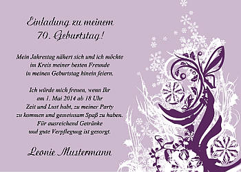 Individuelle Einladungskarten Geburtstag